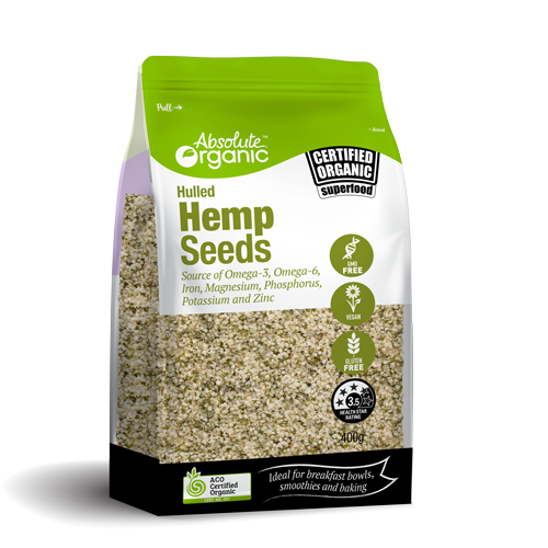 Hemp Seeds 400g | Absolute Organic