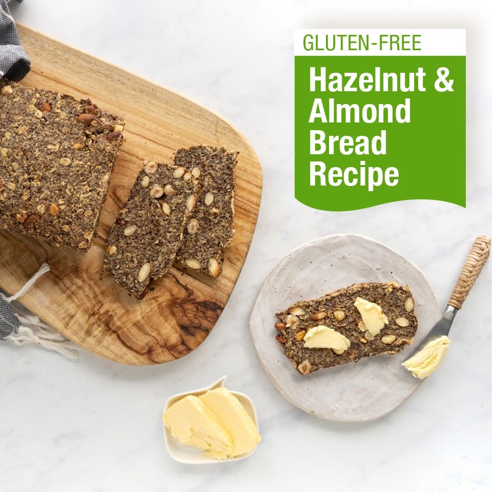 Gluten-Free Hazelnut & Almond Bread