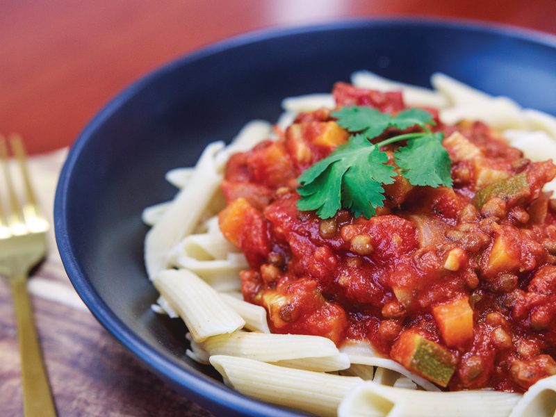 Vegan Lentil Pasta Sauce