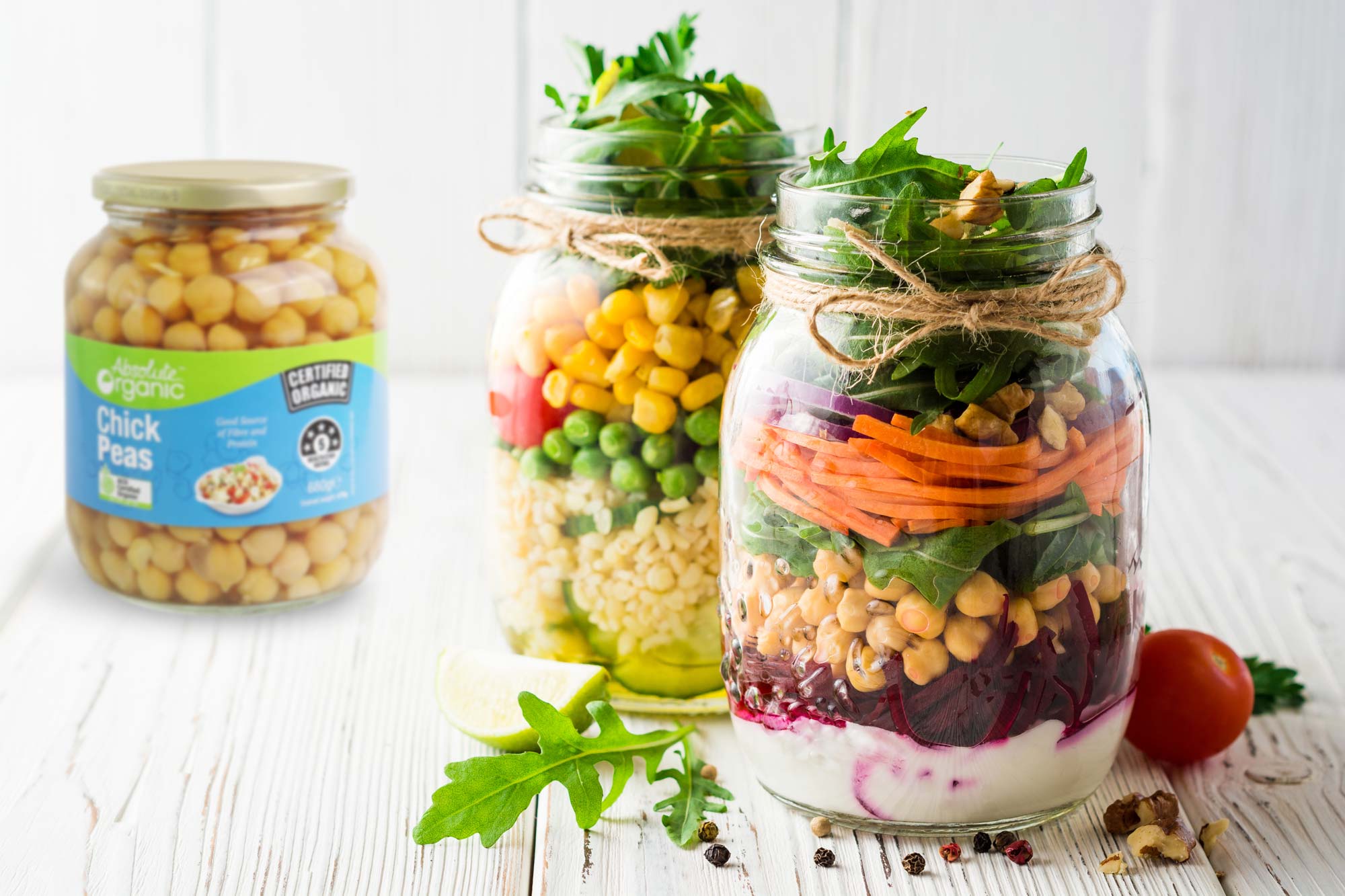 Raw Salad Jars