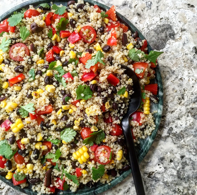 Quinoa & Black Bean Salad