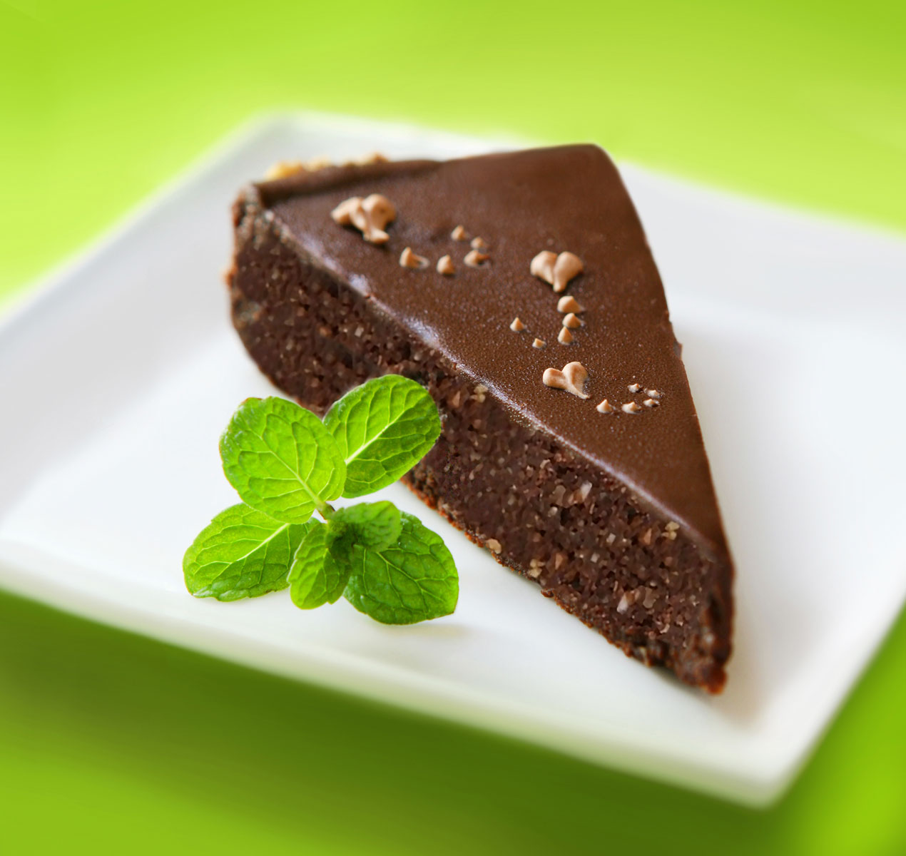 Raw Chocolate Mint Slice