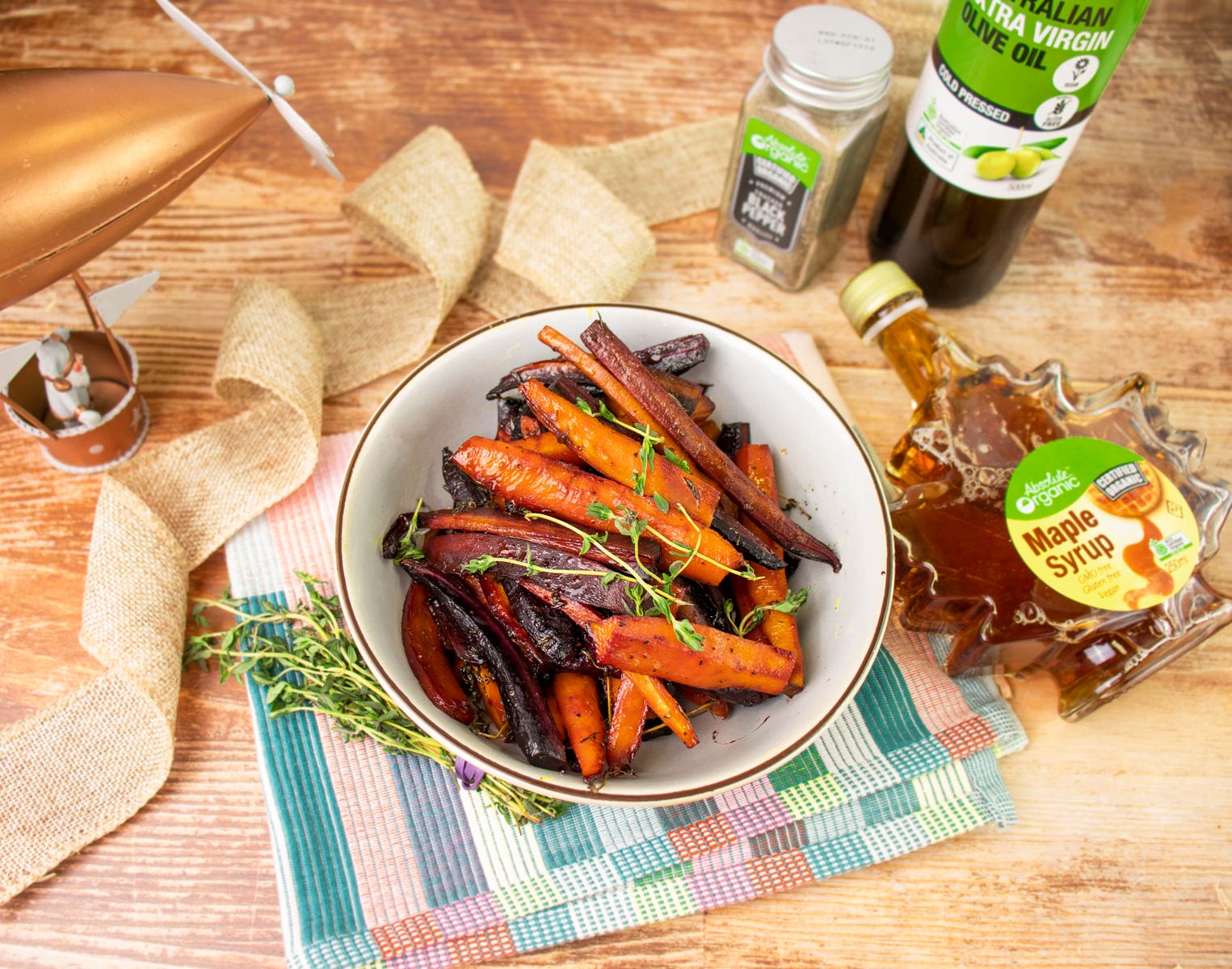 Carrots with Maple Syrup
