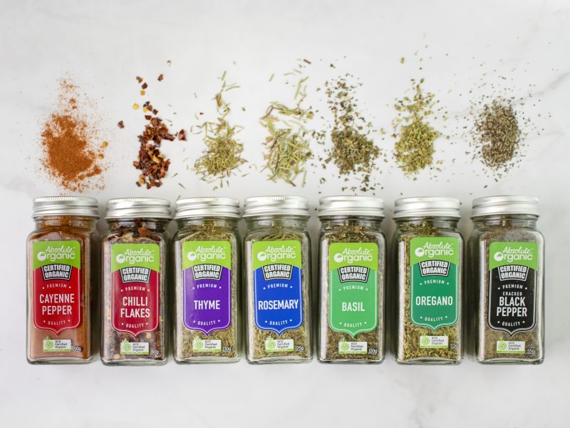 Organic Herbs & Spices