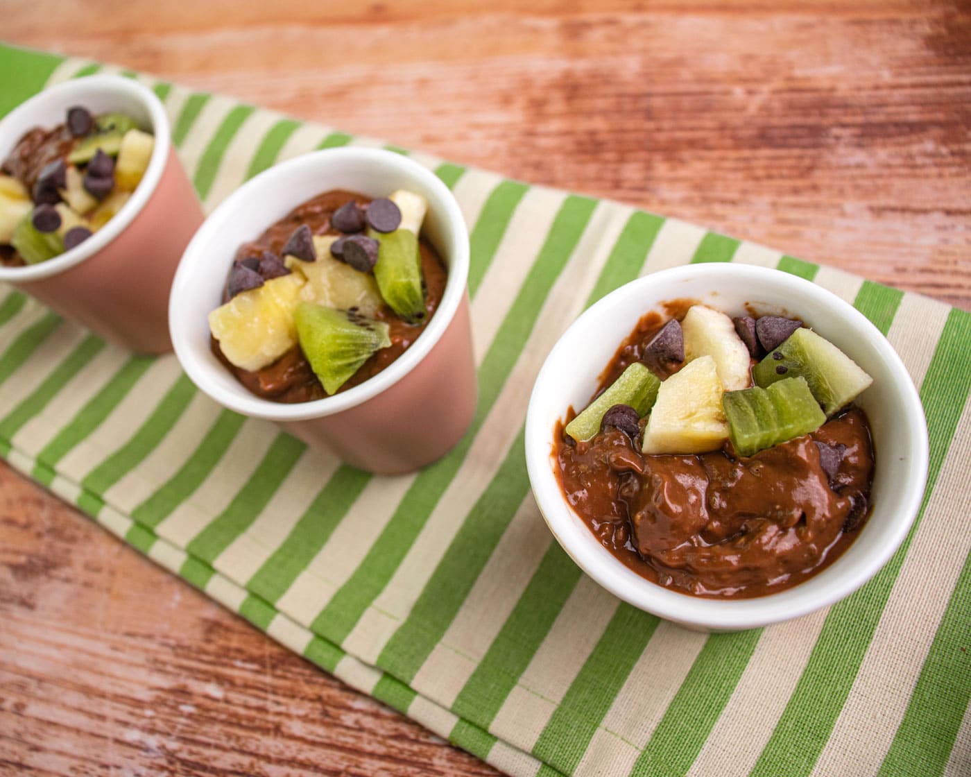 Chia and Avocado Chocolate Pudding