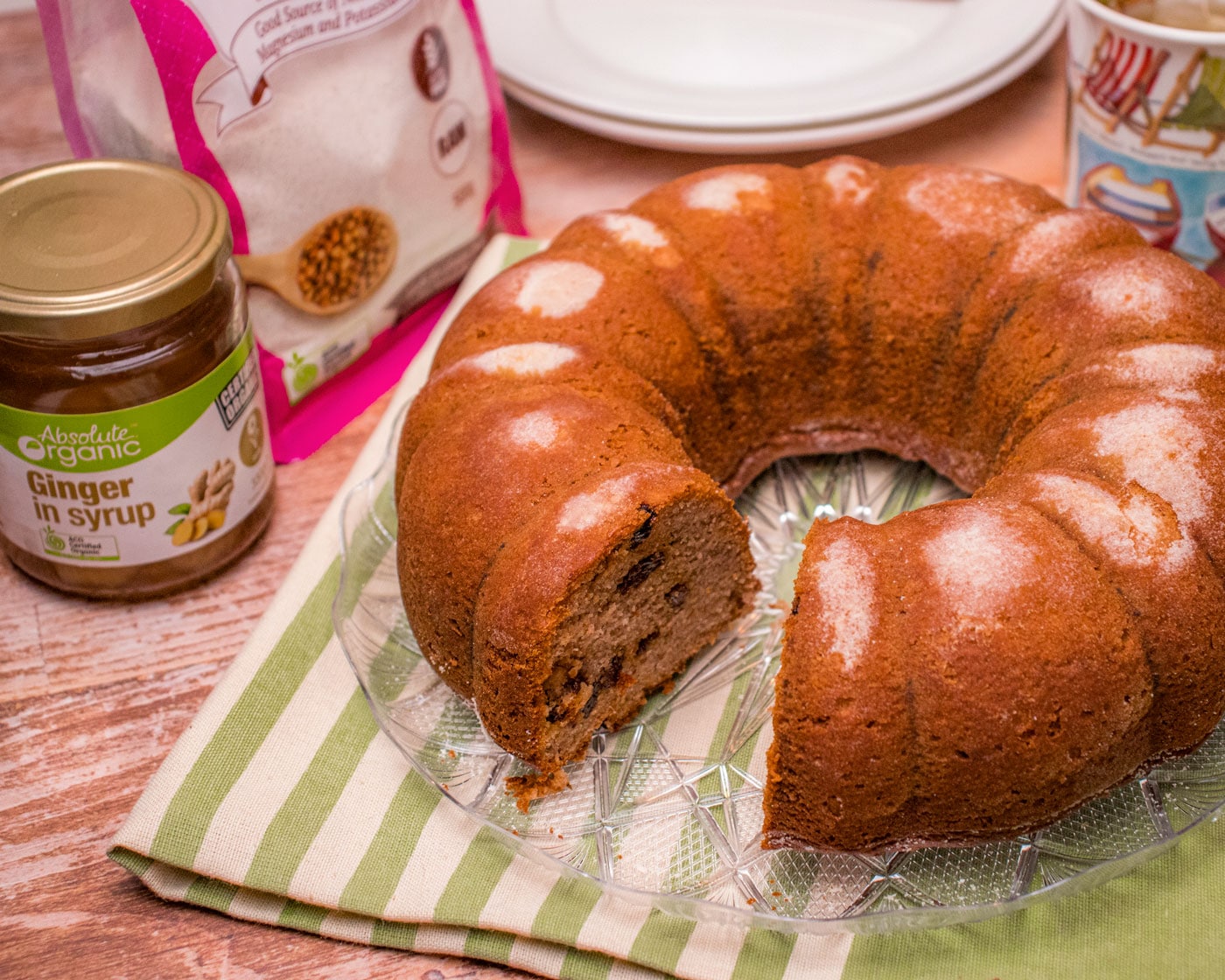 Ginger & Banana Cake